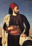 Portrait of Leconte de Floris in an Egyptian Army Uniform Leon Benouville
